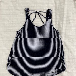 Blue and White Stripped Tank